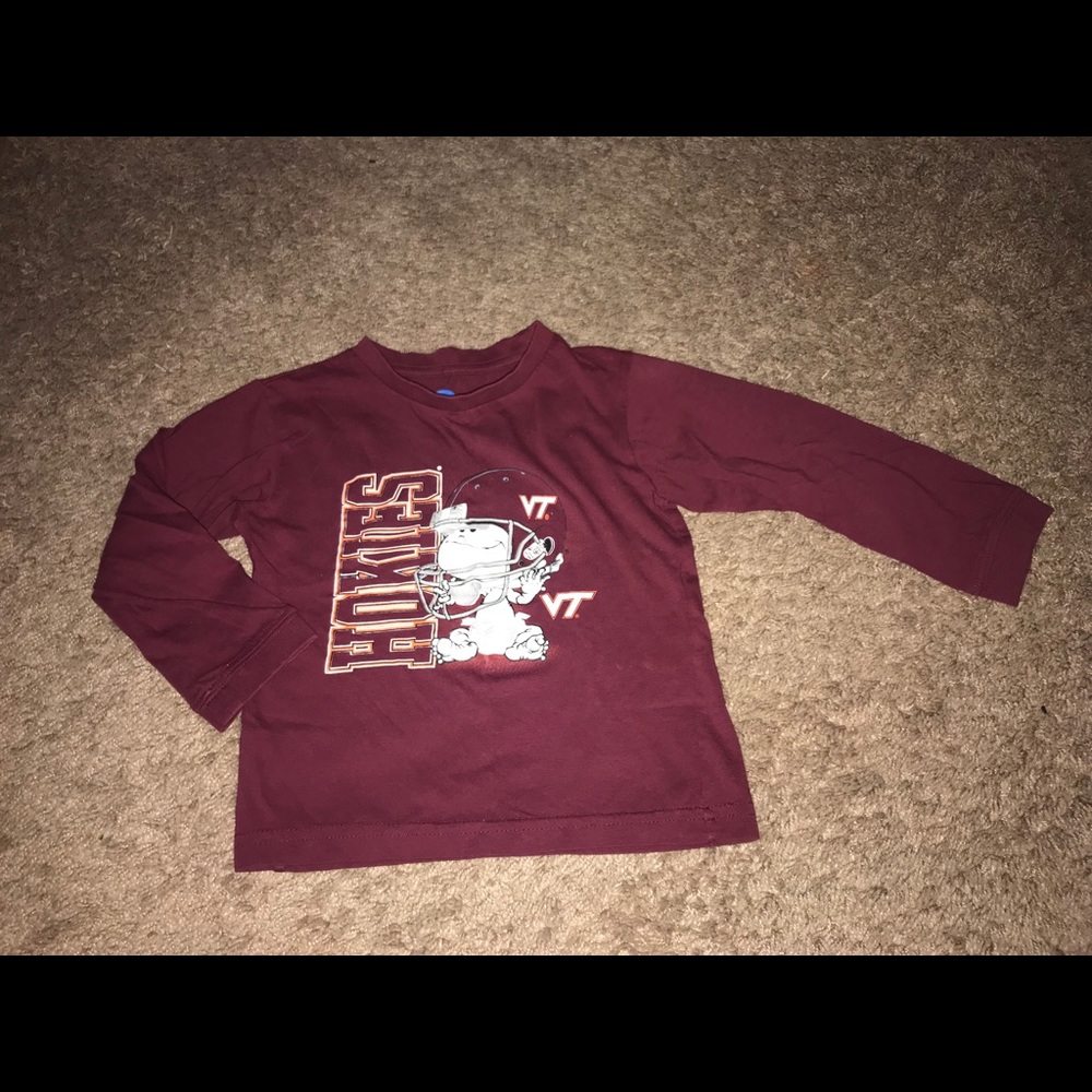 Virginia Tech Hokies NCAA Kids Graphic Long Sleeve